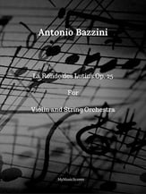 Scherzo fantastique, Op.25 Orchestra sheet music cover